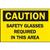 Brady® "Caution: Safety Glasses Required In This Area" Aluminum Sign Brady® "Caution: Safety Glasses Required In This Area" Aluminum Sign