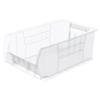 Akro-Mils® AkroBins® Super-Size Storage Bin, 20"L x 8"H x 12 3/8"W, Clear, 1/Each Akro-Mils® AkroBins® Super-Size Storage Bin, 20"L x 8"H x 12 3/8"W, Clear, 1/Each