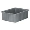 Akro-Mils® Akro-Grid Dividable Grid Container, 22 3/8"L x 8"H x 17 3/8"W, Gray, 1/Each Akro-Mils® Akro-Grid Dividable Grid Container, 22 3/8"L x 8"H x 17 3/8"W, Gray, 1/Each