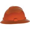MSA V-Gard® Slotted Hat w/ Fas-Trac® Suspension, Orange, 1/Each MSA V-Gard® Slotted Hat w/ Fas-Trac® Suspension, Orange, 1/Each
