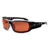 Ergodyne® Skullerz® Odin Eyewear, Black Frame, Copper Lens, 1/Each Ergodyne® Skullerz® Odin Eyewear, Black Frame, Copper Lens, 1/Each