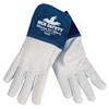 MCR Safety® MIG/TIG Gloves for Glory, Medium, White/Blue, 12/Pair MCR Safety® MIG/TIG Gloves for Glory, Medium, White/Blue, 12/Pair