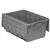 Akro-Mils® Attached Lid Container, 17 gal, 27"L x 17"H x 12 1/2"W, Gray, 1/Each Akro-Mils® Attached Lid Container, 17 gal, 27"L x 17"H x 12 1/2"W, Gray, 1/Each