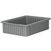 Akro-Mils® Akro-Grid Dividable Grid Container, 22 3/8"L x 6"H x 17 3/8"W, Gray, 1/Each Akro-Mils® Akro-Grid Dividable Grid Container, 22 3/8"L x 6"H x 17 3/8"W, Gray, 1/Each