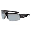 Ergodyne® Skullerz® Dagr Eyewear, Black Frame, Silver Mirror Lens, 1/Each Ergodyne® Skullerz® Dagr Eyewear, Black Frame, Silver Mirror Lens, 1/Each