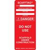 Brady® Scafftag® Danger Inserts, 7 5/8" x 3 1/4", Red, 100/Pkg Brady® Scafftag® Danger Inserts, 7 5/8" x 3 1/4", Red, 100/Pkg