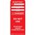 Brady® Scafftag® Danger Inserts, 7 5/8" x 3 1/4", Red, 100/Pkg Brady® Scafftag® Danger Inserts, 7 5/8" x 3 1/4", Red, 100/Pkg