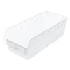 Akro-Mils® ShelfMax® Bin, 17 7/8"L x 6"H x 8 3/8"W, Clear, 1/Each Akro-Mils® ShelfMax® Bin, 17 7/8"L x 6"H x 8 3/8"W, Clear, 1/Each