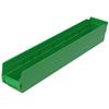 Akro-Mils® Shelf Bin, 23 5/8"L x 4"H x 4 1/8"W, Green, 1/Each Akro-Mils® Shelf Bin, 23 5/8"L x 4"H x 4 1/8"W, Green, 1/Each