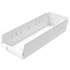 Akro-Mils® Shelf Bins, 17 7/8"L x 4"H x 6 5/8"W, White, 1/Each Akro-Mils® Shelf Bins, 17 7/8"L x 4"H x 6 5/8"W, White, 1/Each