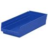 Akro-Mils® Shelf Bin, 17 7/8"L x 4"H x 8 3/8"W, Blue, 1/Each Akro-Mils® Shelf Bin, 17 7/8"L x 4"H x 8 3/8"W, Blue, 1/Each