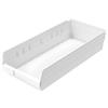 Akro-Mils® Shelf Bins, 17 7/8"L x 4"H x 8 3/8"W, White, 1/Each Akro-Mils® Shelf Bins, 17 7/8"L x 4"H x 8 3/8"W, White, 1/Each