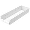 Akro-Mils® Shelf Bin, 23 5/8"L x 4"H x 8 3/8"W, White, 1/Each Akro-Mils® Shelf Bin, 23 5/8"L x 4"H x 8 3/8"W, White, 1/Each