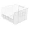 Akro-Mils® AkroBins® Super-Size Storage Bin, 20"L x 12"H x 18 3/8"W, Clear, 1/Each Akro-Mils® AkroBins® Super-Size Storage Bin, 20"L x 12"H x 18 3/8"W, Clear, 1/Each
