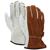 MCR Safety® Industry Grade Split Leather Drivers w/ Grain Palms, Medium, Tan/Natural, 12/Pair MCR Safety® Industry Grade Split Leather Drivers w/ Grain Palms, Medium, Tan/Natural, 12/Pair