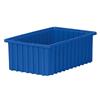 Akro-Mils® Akro-Grid Dividable Grid Container, 16 1/2"L x 6"H x 10 7/8"W, Blue, 1/Each Akro-Mils® Akro-Grid Dividable Grid Container, 16 1/2"L x 6"H x 10 7/8"W, Blue, 1/Each