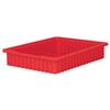 Akro-Mils® Akro-Grid Dividable Grid Container, 22 3/8"L x 4"H x 17 3/8"W, Red, 1/Each Akro-Mils® Akro-Grid Dividable Grid Container, 22 3/8"L x 4"H x 17 3/8"W, Red, 1/Each