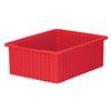 Akro-Mils® Akro-Grid Dividable Grid Container, 22 3/8"L x 8"H x 17 3/8"W, Red, 1/Each Akro-Mils® Akro-Grid Dividable Grid Container, 22 3/8"L x 8"H x 17 3/8"W, Red, 1/Each