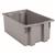 Akro-Mils® Nest & Stack Tote, 19 1/2"L x 10"H x 15 1/2"W, Gray, 1/Each Akro-Mils® Nest & Stack Tote, 19 1/2"L x 10"H x 15 1/2"W, Gray, 1/Each
