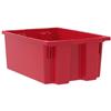 Akro-Mils® Nest & Stack Tote, 19 1/2"L x 8"H x 13 1/2"W, Red, 1/Each Akro-Mils® Nest & Stack Tote, 19 1/2"L x 8"H x 13 1/2"W, Red, 1/Each
