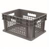 Akro-Mils® Straight Wall Container, Mesh Sides & Base, 15 3/4"L x 8 1/4"H x 11 3/4"W, Gray, 1/Each Akro-Mils® Straight Wall Container, Mesh Sides & Base, 15 3/4"L x 8 1/4"H x 11 3/4"W, Gray, 1/Each