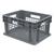 Akro-Mils® Straight Wall Container, Mesh Sides & Solid Base, 15 3/4"L x 8 1/4"H x 11 3/4"W, Gray, 1/Each Akro-Mils® Straight Wall Container, Mesh Sides & Solid Base, 15 3/4"L x 8 1/4"H x 11 3/4"W, Gray, 1/Each