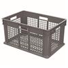 Akro-Mils® Straight Wall Container, Mesh Sides & Base, 23 3/4"L x 12 1/4"H x 15 3/4"W, Gray, 1/Each Akro-Mils® Straight Wall Container, Mesh Sides & Base, 23 3/4"L x 12 1/4"H x 15 3/4"W, Gray, 1/Each