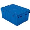 Akro-Mils® Attached Lid Container, 8.5 gal, 21 1/2"L x 9"H x 15"W, Blue, 1/Each Akro-Mils® Attached Lid Container, 8.5 gal, 21 1/2"L x 9"H x 15"W, Blue, 1/Each