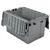 Akro-Mils® Attached Lid Container, 12 gal, 21 1/2"L x 12 1/2"H x 15"W, Gray, 1/Each Akro-Mils® Attached Lid Container, 12 gal, 21 1/2"L x 12 1/2"H x 15"W, Gray, 1/Each