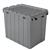 Akro-Mils® Attached Lid Container, 17 gal, 21 1/2"L x 17"H x 15"W, Gray, 1/Each Akro-Mils® Attached Lid Container, 17 gal, 21 1/2"L x 17"H x 15"W, Gray, 1/Each