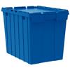Akro-Mils® Attached Lid Container, 17 gal, 21 1/2"L x 17"H x 15"W, Blue, 1/Each Akro-Mils® Attached Lid Container, 17 gal, 21 1/2"L x 17"H x 15"W, Blue, 1/Each