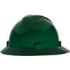 MSA V-Gard® Slotted Hat w/ Fas-Trac® Suspension, Green, 1/Each MSA V-Gard® Slotted Hat w/ Fas-Trac® Suspension, Green, 1/Each