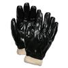 MCR Safety® Industrial Grade Supported PVC Gloves, Single Dipped, Smooth Finish, CE EN388 4111 Knit Wrists, Large, Black, 12/Pair MCR Safety® Industrial Grade Supported PVC Gloves, Single Dipped, Smooth Finish, CE EN388 4111 Knit Wrists, Large, Black, 12/Pair