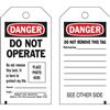 Brady® Lockout Tags, Danger: "Do Not Operate...Place Photo Here", Economy Polyester, 5 3/4" x 3", Red/Black/White, 10/Pkg Brady® Lockout Tags, Danger: "Do Not Operate...Place Photo Here", Economy Polyester, 5 3/4" x 3", Red/Black/White, 10/Pkg