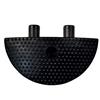 TruForce™ Speed Bump End Cap (For 6YBSBTF), Yellow/Black, 1/Each TruForce™ Speed Bump End Cap (For 6YBSBTF), Yellow/Black, 1/Each