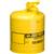 Justrite® Type I Safety Can, 5 gal, Yellow, 1/Each Justrite® Type I Safety Can, 5 gal, Yellow, 1/Each