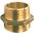 Male x Male Brass Hex Nipple Male x Male Brass Hex Nipple