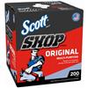 Scott® Shop Towels, 9" x 12", Blue, 8 Boxes/200 Each Scott® Shop Towels, 9" x 12", Blue, 8 Boxes/200 Each