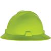 MSA V-Gard® Slotted Hat w/ Fas-Trac® Suspension, Bright Lime Green, 1/Each MSA V-Gard® Slotted Hat w/ Fas-Trac® Suspension, Bright Lime Green, 1/Each