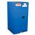 Justrite® Sure-Grip® EX Hazardous Material Safety Cabinet, 60 gal, 2 Shelf, 65"H x 34"W x 34"D, Blue, 1/Each Justrite® Sure-Grip® EX Hazardous Material Safety Cabinet, 60 gal, 2 Shelf, 65"H x 34"W x 34"D, Blue, 1/Each