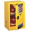 Justrite® Sure-Grip® EX Compac Cabinet, 12 gal, 35"H x 23 1/4"W x 18"D, FM Approved, Yellow, 1/Each Justrite® Sure-Grip® EX Compac Cabinet, 12 gal, 35"H x 23 1/4"W x 18"D, FM Approved, Yellow, 1/Each