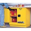 Justrite® Sure-Grip® EX Undercounter Safety Cabinet, Manual Doors, Yellow, 22 gal, 1/Each Justrite® Sure-Grip® EX Undercounter Safety Cabinet, Manual Doors, Yellow, 22 gal, 1/Each