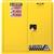 Justrite® Sure-Grip® EX Safety Cabinets w/ Manual Doors, 40 gal, 44"H x 43"W x 18"D, 3 Shelves (Combustibles), Yellow, 1/Each Justrite® Sure-Grip® EX Safety Cabinets w/ Manual Doors, 40 gal, 44"H x 43"W x 18"D, 3 Shelves (Combustibles), Yellow, 1/Each