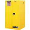 Justrite® Sure-Grip® EX Safety Cabinet w/ Manual Doors, 60 gal, 65"H x 34"W x 34"D, Yellow, 1/Each Justrite® Sure-Grip® EX Safety Cabinet w/ Manual Doors, 60 gal, 65"H x 34"W x 34"D, Yellow, 1/Each