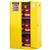 Justrite® Sure-Grip® EX Safety Cabinets w/ Self-Closing Doors, 60 gal, 65"H x 34"W x 34"D, IFC, 2 Shelves, Yellow, 1/Each Justrite® Sure-Grip® EX Safety Cabinets w/ Self-Closing Doors, 60 gal, 65"H x 34"W x 34"D, IFC, 2 Shelves, Yellow, 1/Each