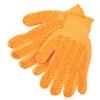 MCR Safety® Honey Grip® String Knit Gloves, Large, Orange, 12/Pair MCR Safety® Honey Grip® String Knit Gloves, Large, Orange, 12/Pair