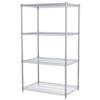 Akro-Mils® Wire Shelf Starter Unit, 63" Shelf Post, 24" x 36" Wire Shelf, 1/Each Akro-Mils® Wire Shelf Starter Unit, 63" Shelf Post, 24" x 36" Wire Shelf, 1/Each