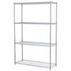 Akro-Mils® Wire Shelf Starter Unit, 74" Shelf Post, 18" x 48" Wire Shelf, 1/Each Akro-Mils® Wire Shelf Starter Unit, 74" Shelf Post, 18" x 48" Wire Shelf, 1/Each