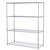 Akro-Mils® Wire Shelf Starter Unit, 74" Shelf Post, 24" x 60" Wire Shelf, 1/Each Akro-Mils® Wire Shelf Starter Unit, 74" Shelf Post, 24" x 60" Wire Shelf, 1/Each