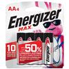 Energizer® Max® Alkaline AA Batteries, 4/Pkg Energizer® Max® Alkaline AA Batteries, 4/Pkg